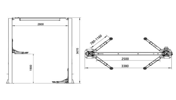 HG-2LB-40A Octuple Bend Lift - Image 4